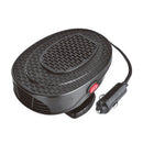 Car Heater, 12V 150W Car Fan, Car Windscreen Quick Defrost & Defog, Plug-in Cigarette Lighter, 2-in-1 Heating & Cooling Adjustable Thermostat, Black
