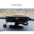 Car Heater, 12V 150W Car Fan, Car Windscreen Quick Defrost & Defog, Plug-in Cigarette Lighter, 2-in-1 Heating & Cooling Adjustable Thermostat, Black