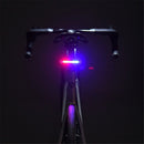 USB Rechargeable Tail Light, LED Night Cycling Bike Warning Rear Tail Light  for Cycling Safety(Red & Blue & White)