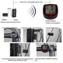 Bicycle Speedometer Odometer Wireless Cycling Computers Waterproof Cycle Bike Computer with LCD Display & Multi-Functions