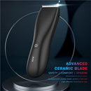 Body Hair Trimmer & Electric Shaver for Men and Women for Pubic Hair, Chest, Legs & Bikini Line, Waterproof & Rechargeable, （7800 Black Bottom）