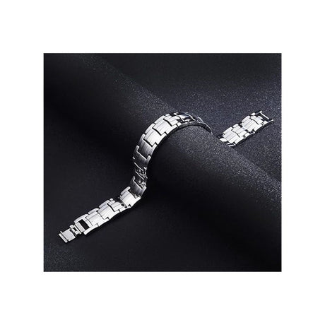Zinc alloy Cross Bracelet for Men,Magnetic Therapy Bracelet with Magnets - with Double Row 4 Elements Magnets