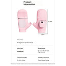 Heated Gloves for Women, Upgraded Smart Thermostatic Electric Heated Fingerless Gloves Rechargeable for Women Men, Winter Hand Warmer for Work Cycling Skiing Outdoor Snow (Pink)