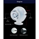 2pcs LED Fish Spot Light, Rotation Mini RGB Spotlights Submersible Lamp for Aquarium Fountain Pond Water Garden