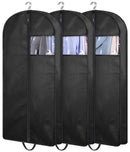 Travel Garment Bag with Zipper Pocket, Suit Bag for Suits, Dresses, Coats  Men Suit Cover With Handles for Clothes, Coats, Jackets, Shirts（3 Packs）