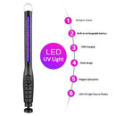 UV Light Sanitizer, Portable UV Light Disinfection Lamp USB Rechargeable Ultraviolet Light Sanitizer for Home Hotel Travel Car Kills of Germs Viruses & Bacteria UV Light Sanitizer Wand 1 Pack