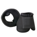 Equine Ballistic Overreach Bell Boots - No-Turn Horse Hoof Protection Boots (Sold in Pairs) - Black, Large