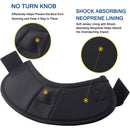 Equine Ballistic Overreach Bell Boots - No-Turn Horse Hoof Protection Boots (Sold in Pairs) - Black, Large