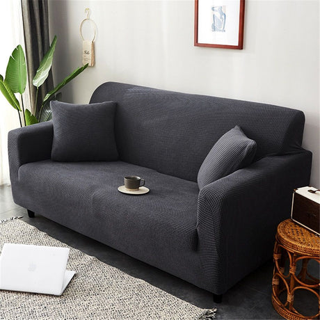 Easy-Going Waterproof Couch Cover,  Sofa Stretch Jacquard Slipcover, Leakproof Furniture Protector for Kids, Pets, Dog and Cat (Sofa,  Gray)