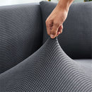 Easy-Going Waterproof Couch Cover,  Sofa Stretch Jacquard Slipcover, Leakproof Furniture Protector for Kids, Pets, Dog and Cat (Sofa,  Gray)