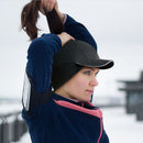 Ponytail Hat for Women –Reflective Winter Hat with Ponytail Hole for Workouts Vertical Ponytail Hole Winter Hat for Any Hair