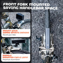 Fork Mount Bike Headlight Bracket Out Front Mount Compatible with Action Camera Bike Light, for Folding Bike