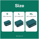 Travel Essentials Luggage Organizer l Self Compression Organizer for Travel l Overnight Trip, Road Trip, Beach, Cruise（L）