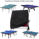 Terrace table tennis table cover waterproof table tennis table protection cover indoor and outdoor foldable table tennis cover（165*70*185CM）