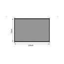 Mesh Dog Gates for Pets, Magic Pet Gate for The House, Portable Puppy Safety Fence Guard for Stairs and Doorways, Easy Install Anywhere, 4 Hooks 2 Stainless Steel Poles（110*72cm）