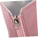 Hot Iron Holder & Mat, Heat Resistant Travel Bag for Curling Iron, Flat Iron - Hair Tool Organizer for Home, Travel (Pink)