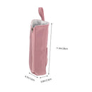 Hot Iron Holder & Mat, Heat Resistant Travel Bag for Curling Iron, Flat Iron - Hair Tool Organizer for Home, Travel (Pink)