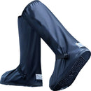 Waterproof Shoe Covers For Rain，Rain Boot Covers With Zipper,Reusable & Foldable,Non-Slip  Snow Boot Covers for Men and Women (Black, M) 1 Pair