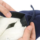 Winter Warm Cast Sock, Thick Fleece Foot Cast Cover - Below the Knee Toe Boot Cover, Protective and Washable Sleeve Wrap, Foot Warmer, (S)Winter Edition (White Plush)