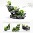 Artificial mountain view stone cave aquarium decoration fish tank decoration, hermit crab hiding place