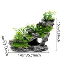 Artificial mountain view stone cave aquarium decoration fish tank decoration, hermit crab hiding place