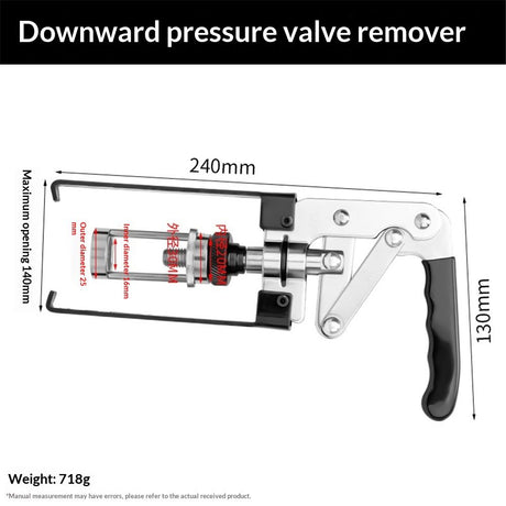 Overhead Valve Spring Remover Compressor Stem Engine Seal Keeper Replace Tool Valve Spring Compressor, Carbon Steel Overhead Valve Spring