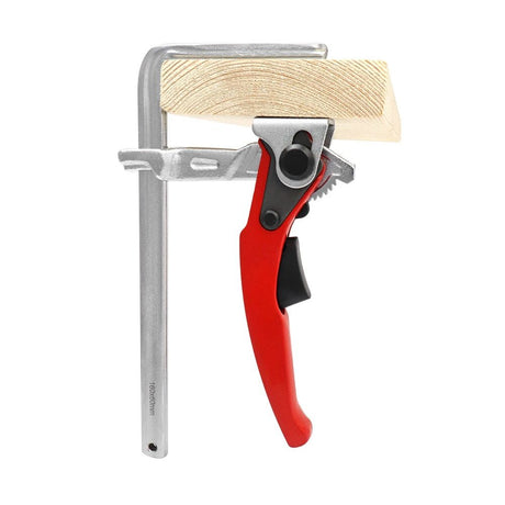 Upgraded Ratcheting Table Clamp, Quick Track Saw Clamps Ratchet Guide Rail F Clamp MFT Clamp for MFT Table and Guide Rail System Wood Clamps Compatible(2PCS)
