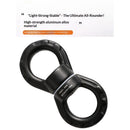 Swing Swivel 30KN Breaking Strength 360° Rotator Safety Rotational Device Hanging Accessory for Rock Climbing, Hanging Hammock, Web Tree Swing, Aerial Dance, Children's Swing Spinner Hanger