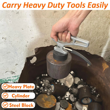 Powerful Neodymium Rare Earth Magnetic Lifer,Heavy Duty Magnet with Adjust Handle for Carrying,1PCS Quick Release Magnet Tool Holder for Gripping Metal Ferrous Parts