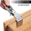Drawer Front Installation Clamps, 2 Pack Adjustable Drawer Fixing Clamp Stainless Steel, Drawer Front Clamps, Installation Tools for Drawer Cabinet, Quick & Easy Installation of Drawer Fronts
