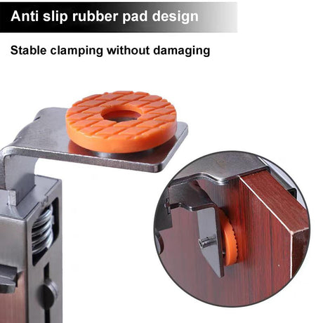 Drawer Front Installation Clamps, 2 Pack Adjustable Drawer Fixing Clamp Stainless Steel, Drawer Front Clamps, Installation Tools for Drawer Cabinet, Quick & Easy Installation of Drawer Fronts