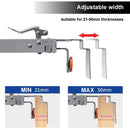 Drawer Front Installation Clamps, 2 Pack Adjustable Drawer Fixing Clamp Stainless Steel, Drawer Front Clamps, Installation Tools for Drawer Cabinet, Quick & Easy Installation of Drawer Fronts