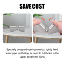 4Pcs Gutter Extension Hinge, Downspout Extension Flip-Up Hinge, Easy DIY Installation on Any Size Rectangle or Square Downspout (4)