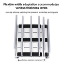 Adjustable Laptop Stand - Fits 5 Devices, Modern Design, Tool Free Adjustment, Protective & Stable | Grey (Grey, 5 Slots)