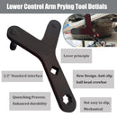 New Upgraded Lower Control Arm Pry Tool, Suspension Removal, Bar Wrench Adapter Head, Casing Removal and Pry Bar Adapter Tool Set Designed for Use