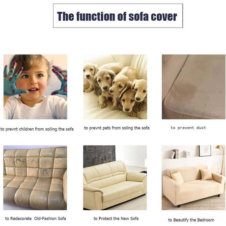 2 Pack Thick Velvet Stretch Armrest Covers for Chairs and Sofas - Non Slip, Grey Stretch Armrest Covers for Chairs and Sofas Couch Arm Covers for Sofa