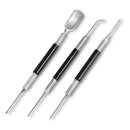 Latte Art Set (3 Tools) for Latte Art, Cappuccino and Espresso,Espresso Latte Art Tools, Spoon & Lance, Spatula & Spike and Knob & Hook Decorating Pen Set 3 Pieces