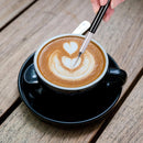 Latte Art Set (3 Tools) for Latte Art, Cappuccino and Espresso,Espresso Latte Art Tools, Spoon & Lance, Spatula & Spike and Knob & Hook Decorating Pen Set 3 Pieces