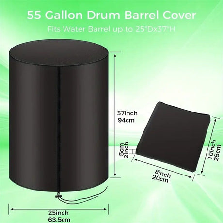 Table Cover Waterproof Round Patio Cool Bar Table Cover with Drawstrings, Fade Resistant Fabric for Cocktail Coffee Outdoor Furniture Side Tables, Black（There is only one protective bag）