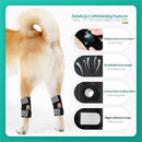 Dog Canine Braces for Rear Legs Supportive with Spring Inserts to Stabilize Dog Hind Legs, Help Dogs with Injuries, Sprains, Arthritis (M Pair)