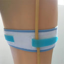4 pack Fix Leg Bag Strap -Extra Padded Urine Drainage Catheter Leg Bag Support Strap with Soft Elastic Fabric and Comfortable Silicone Grips