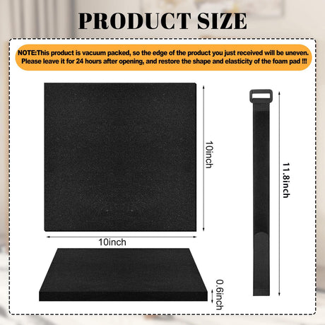 5 Pcs Bunk Bed Ladder Pads,with 10 Adjustable Hook & Loop Straps,Bunk Bed Ladder Cover,Ladder Step Pads Loft Bed, Suitable for Safe and Comfortable Climbing,10x10 Inch (Ladder Not Included)