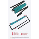 Medical Restraints for Bed Elderly Fall Prevention Devices Hospital Bed Restraints Dementia Patient Waist Control Belt Beds Guard Safety Belt for Seniors Medical Safety & Assisting Rails (green)