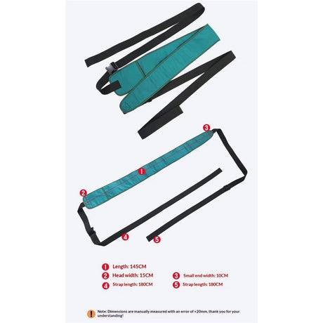 Medical Restraints for Bed Elderly Fall Prevention Devices Hospital Bed Restraints Dementia Patient Waist Control Belt Beds Guard Safety Belt for Seniors Medical Safety & Assisting Rails (green)