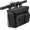 Mobility Scooter Bag – Convenient Organizer Pouch with 14-Inch Laptop Pocket and Cup Holders（black,oniy bag）