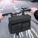 Mobility Scooter Bag – Convenient Organizer Pouch with 14-Inch Laptop Pocket and Cup Holders（black,oniy bag）