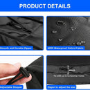 EV Charger Cover for Wall Connector Level 2, Charging Station Cover with Adjustable Zipper, Sun UV Snow Protections Bag for Most Electric Car(Black Large)