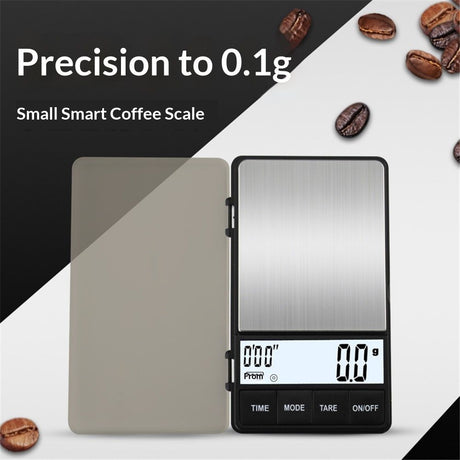 Espresso Scale with Timer 1000g/0.1g Drip Coffee Scale, Small and Handy Barista Scale, Brew Drip Tray Coffee Scale,  Convenient Digital Pocket Scale