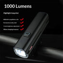Smart Bike Light, Rechargeable Waterproof Cycling Front Light for Road Urban Mountain Biking Night Riding
