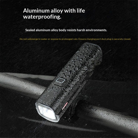 Smart Bike Light, Rechargeable Waterproof Cycling Front Light for Road Urban Mountain Biking Night Riding